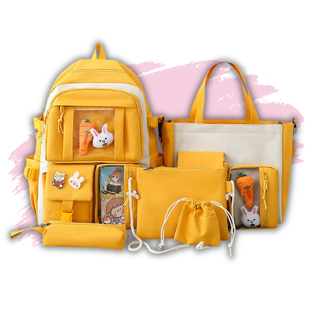 Mochila 5 en 1 Estilo Zanahoria