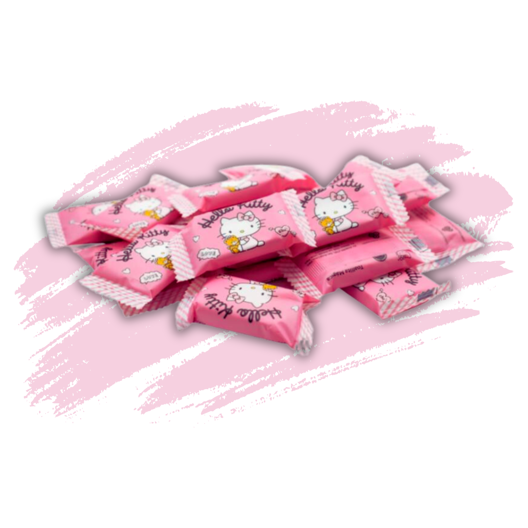 Toallitas comprimidas Hello Kitty