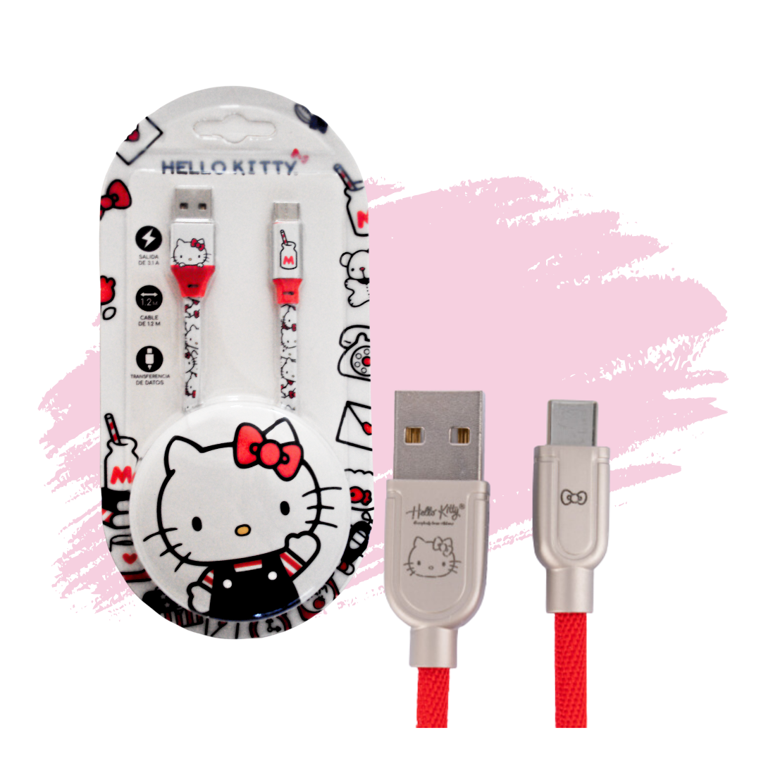 Cable de carga Hello Kitty